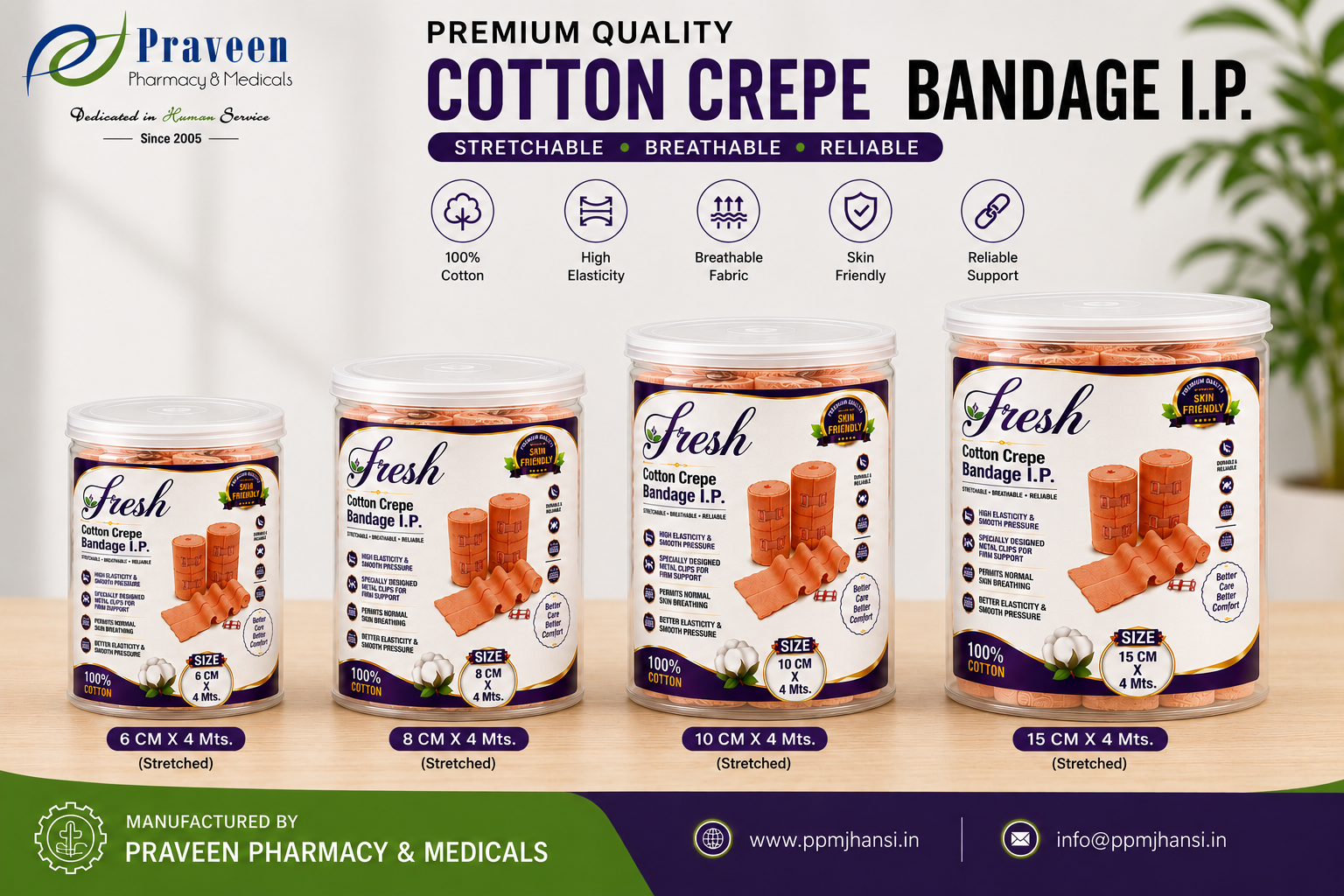 Crepe bandage